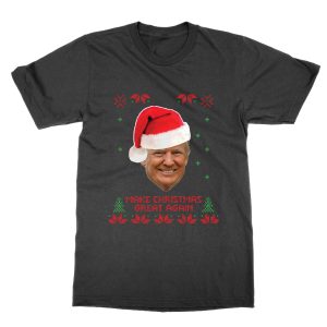 Make Christmas Great Again face T-Shirt