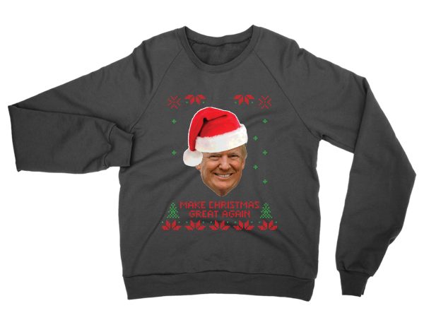 Make Christmas Great Again face sweatshirt by Clique Wear