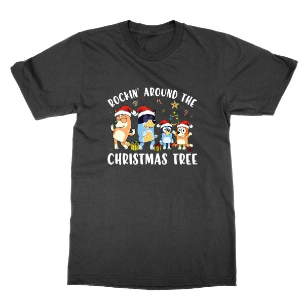 Bluey Rockin Around the Christmas Tree t-shirt by Clique Wear