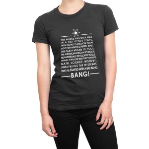 Big Bang Theory Lyrics women’s t-shirt